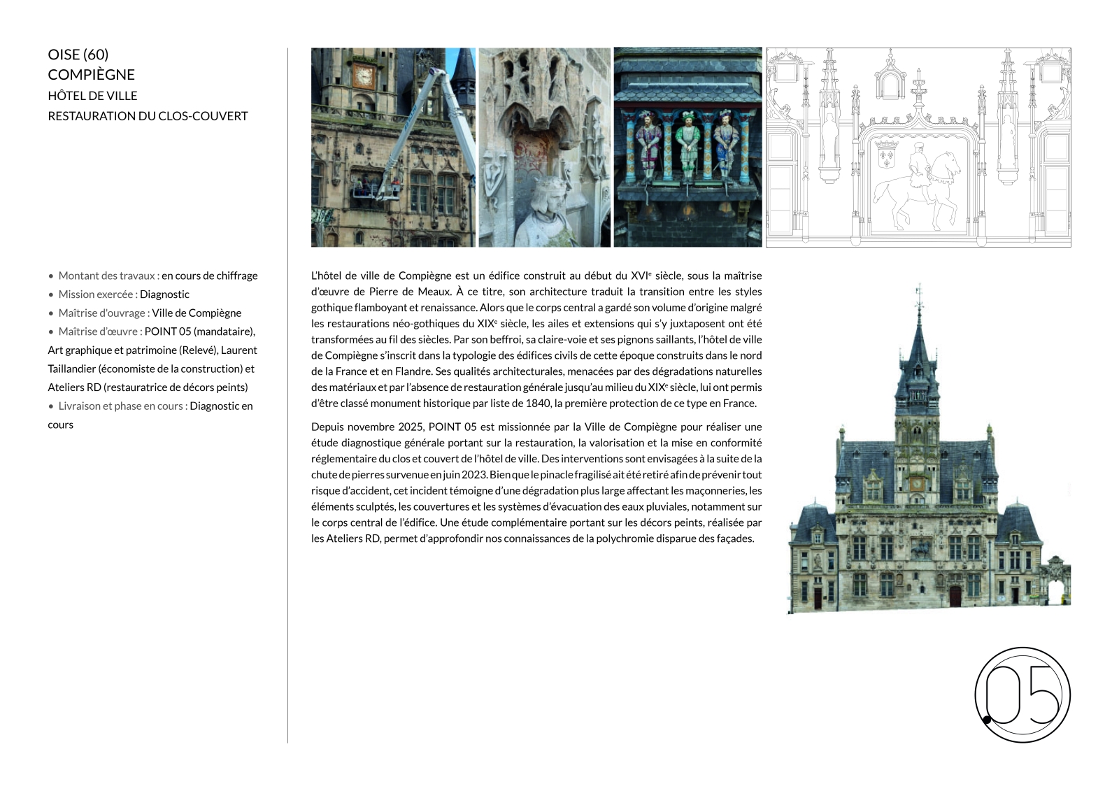 Hôtel de ville de Compiègne (Oise)