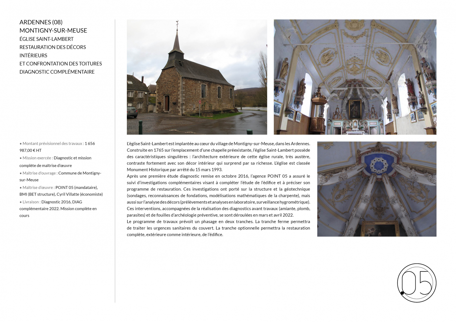 Eglise Saint-Lambert de Montigny-sur-Meuse (Ardennes)