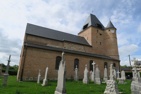 Eglise fortifiée de Lerzy (Aisne)