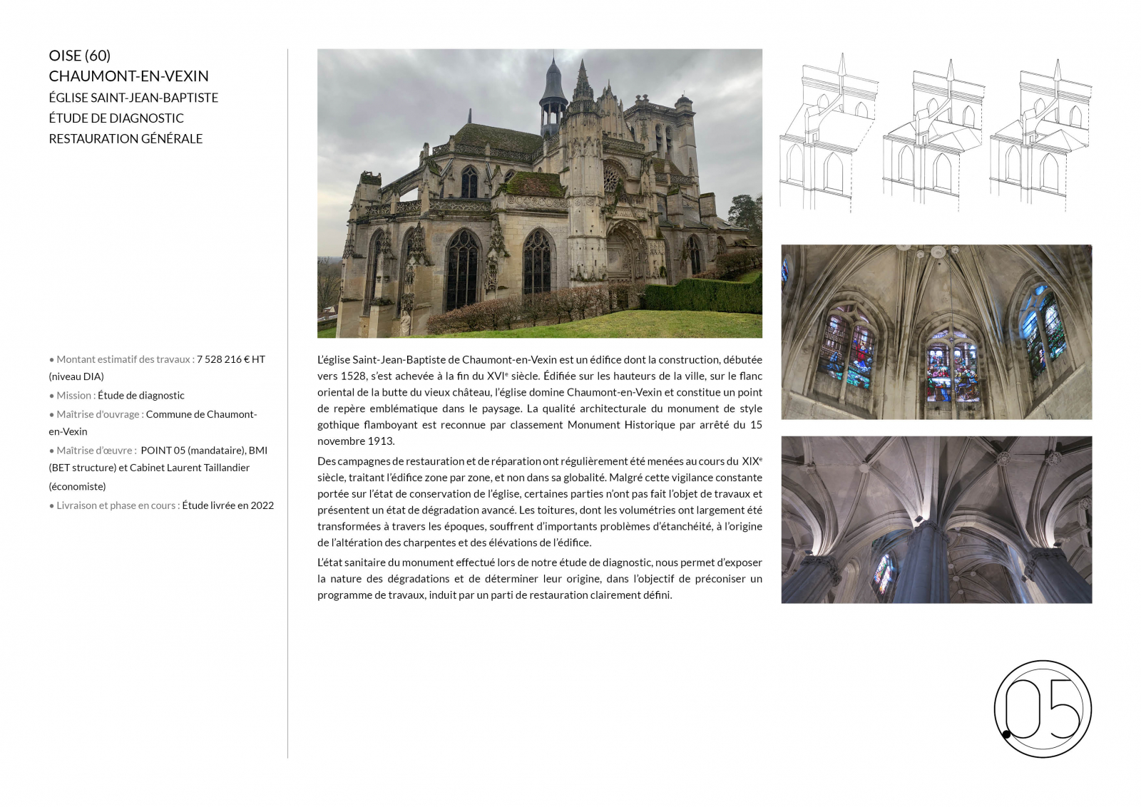 Eglise de Chaumont-en-Vexin (Oise)