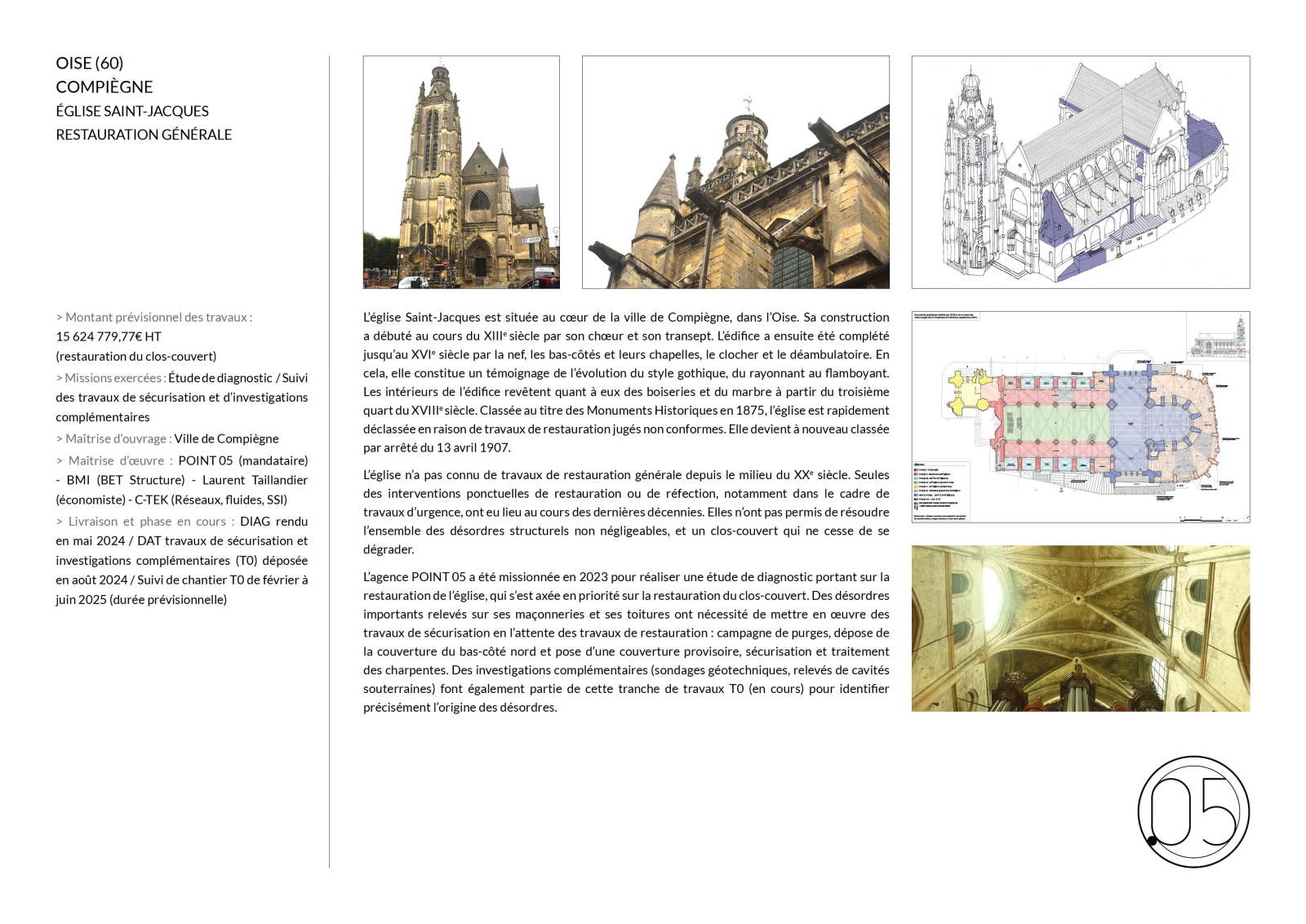 Eglise Saint-Jacques de Compiègne (Oise)