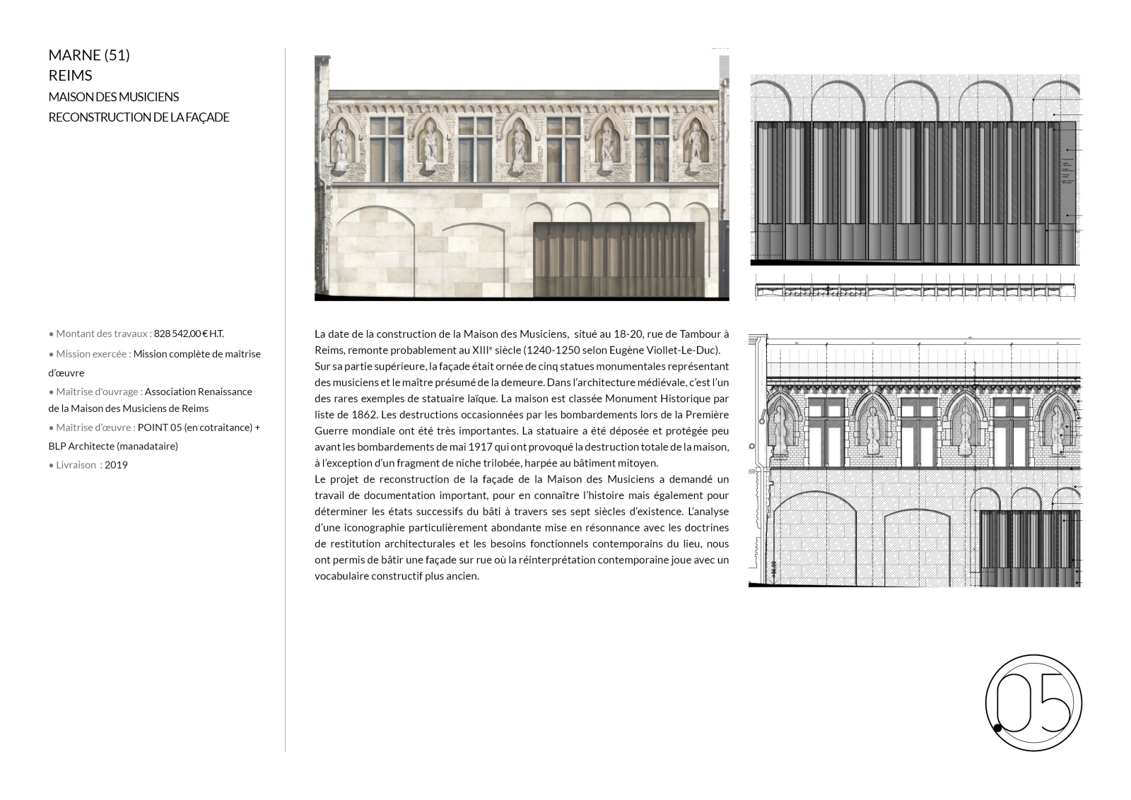 Maison des Musiciens de Reims (Marne)